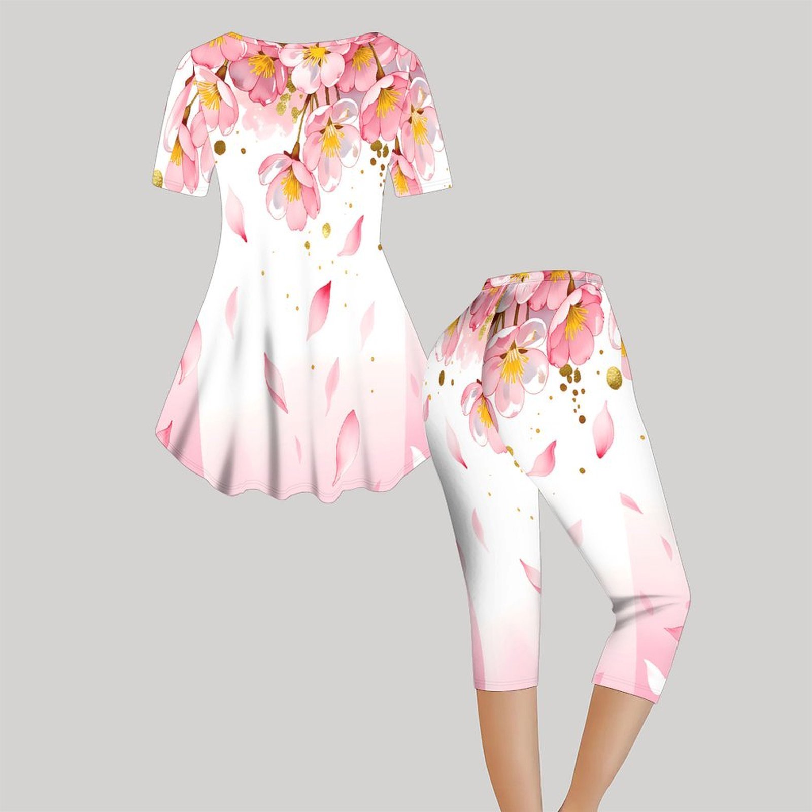Set Due Pezzi Vintage con Stam - Romper Floral Print recensione e prezzo