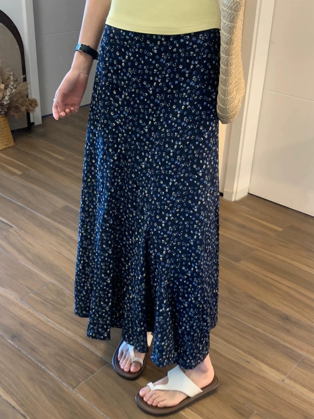 Gonna midi a vita alta con sta - Midi Skirt Floral recensione e prezzo