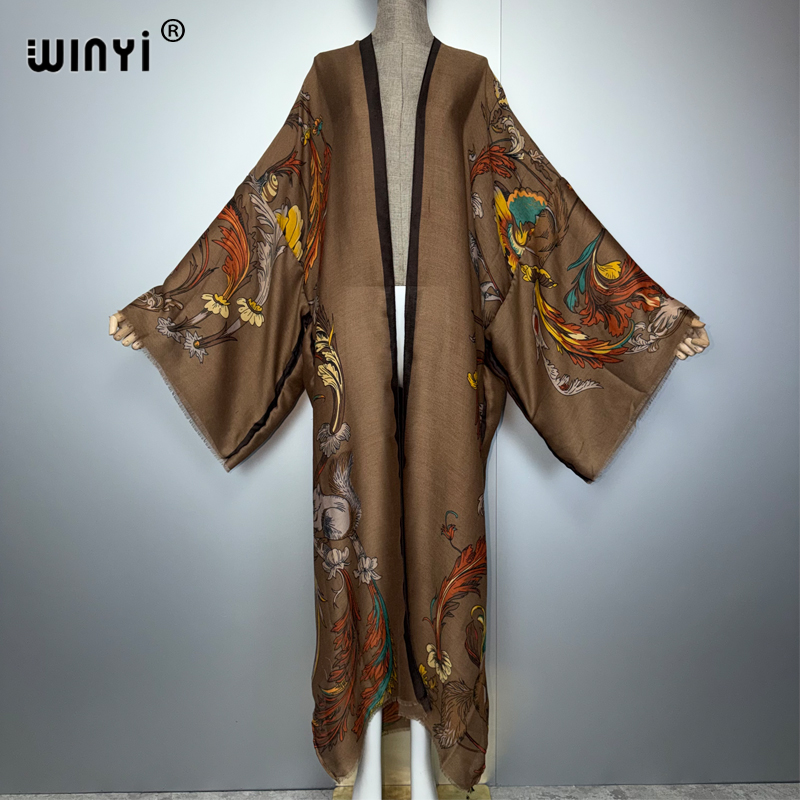 WINYI Africa Abito Kimono Boho - Cover Up Kaftan recensione e prezzo