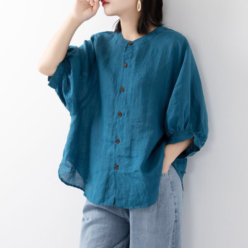 Camicia in cotone e lino da do - Blouse Off Shoulder recensione e prezzo